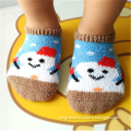 BSP-613 Wholesale Lovely Animal Little Snowman Design Anti-slip Baby Socks Cute Baby Socks
